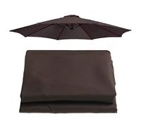 hapygasmAZ 3 m 6 stecche/8 stecche di ricambio per ombrellone da patio, resistente ai raggi UV, resistente all'acqua, per tavolo da esterno/mercato, copertura superiore per ombrellone da giardino