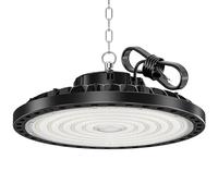 HAPYLUMI Faretto LED UFO 200W, 20000LM Lampada LED UFO Industriale 6500K Bianco Freddo LED High Bay IP65 Impermeabile UFO Faretto LED Officina per Garage Magazzini Fabbrica Stadio Coperto