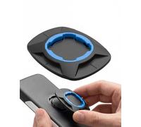 HAPZUR Adattatore Universale Compatibile Quad Lock - Supporto Rapido e Sicuro per Smartphone, Moto, Bici, Auto - Blu