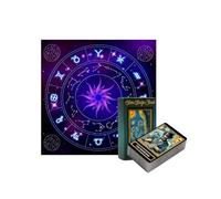 HAPZUR Set Tarocchi Premium 2 Pezzi: Telo Divinatorio Velluto & Mazzo Carte per Cartomanzia, Rituali, Meditazione e Pendolo Esoterico