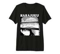 Harajuku Dreaming Japanese Anime Estetica Maglietta Premium