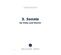 Harald Genzmer - Sonata Number 3 - Flute Sheet Music