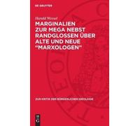 Harald Wessel Marginalien Zur Mega Nebst Randglossen Über Alt (Copertina rigida)
