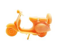 harayaa 1:64 Diorama Street Motorcycle Model Mini Vehicles Toys Collection Sand Table Ornament Resin Unpainted for Scenery Landscape Decoration, Stile b