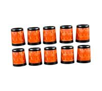 harayaa 10 Pezzi di Ghiere per LF, Adattatori con Punta, Accessori per Aste di Mazze LF, Ghiere di per Aste di Mazze