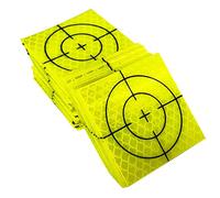harayaa 100x Target di Rilevamento con Nastro Riflettente Fogli di Target Riflettenti per Ingegneria Delle Gallerie, come descritto, 6 cm x 6 cm