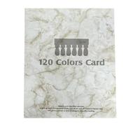 harayaa 120 libri di colori per unghie, di colori per unghie, libri per forniture da salone, Grigio