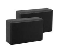 harayaa 2 Pezzi Blocchi Supporti per Equilibrio Accessori per Allenamento Cubi Ad Alta Densità per Approfondire Le Posizioni Adatti per Pratica di Stabil, Nero