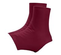 harayaa 2 Pezzi Copriscarpe per Tacchetti Manicotti Da Gioco Ghette Da Campo Protezioni Universali per Bloccare Detriti E Gomma Adatto per Calcio Hockey E Sof, Rosso