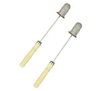 harayaa 2 pezzi di bastoncini per coppettazione, torcia per coppettazione, comodi con rete protettiva, portatili per salone di bellezza, pediluvio, negozio,