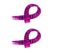 harayaa 2 pezzi di extension per capelli colorati, accessori per capelli lisci e alla moda, con mèches per bomboniere, travestimenti di Halloween, Viola