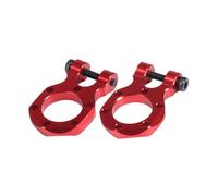harayaa 2 Pezzi Gancio di Traino per Auto RC, Gancio di Traino per rimorchio rampicante in Metallo, Accessorio per Modelli di Auto da Corsa in Scala 1/10, Rosso