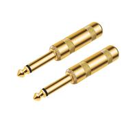 harayaa 2 Pezzi Testine per Chitarra Elettrica Testine per Cavo per Chitarra per Scena Rock