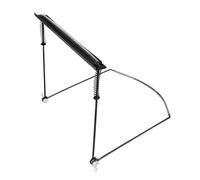 harayaa 24 Buchi Holder Del Collo, Porta Arrotondata per Bocchetto per Artiglia per Arpa Regolabile per Musicisti Performance, Nero