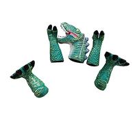 harayaa 5 Pezzi di Burattini da Dito a Forma di Dinosauro, Giocattoli con Teste di Animali, Burattini da Dito per Bambini, Ideali Come Riempitivi per Cestini, Rapace