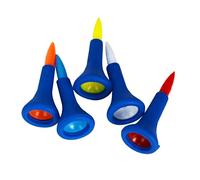 harayaa 5 Pezzi Mazze Golf Tees Morbidi Accessori Gomma Plastica Cuscinetto Non Si Perde Facile da Ritrovare Suitable per Campo Allenamento Giocatori