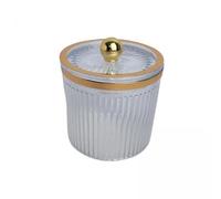 harayaa 5x Dispenser Porta Bastoncini di Cotone per Trucco Dispenser Porta Bastoncini di Cotone per Vasetti con Coperchio Organizzatore Multifunzionale per