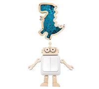 harayaa Accessori per La Lavagna Interattiva, Giocattolo Educativo, Caleidoscopio, Dinosauro con Paillettes per La Camera Da Letto, Scuola, Stile a, Taglia unica