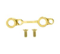 harayaa Adattatore per Freno a Disco per Bici da Strada, Staffa di Montaggio, Adattatore per Montaggio Pinza Freno a Disco per rotore da 160 mm, Oro 5.1x1.1cm