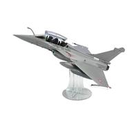 harayaa Aereo da Caccia in Metallo pressofuso 1/72 con Supporto, Modello di Aereo da Regalo, Modello Rafale dell'aeronautica Militare Francese, per Bar,