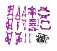 harayaa Aggiornamenti per Auto RC 1/14 Accessori per Auto RC Accessori di Ricambio per Coppe sterzo Facili da installare Tiranti sterzo per 14209 Crawler, Viola