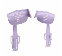 harayaa Allenatore Dita Bambini Accessorio per Guzheng Guida Mano Supporto Antiscivolo Cinghia Regolabile Plastica per Controllo Postura E Metodo Più Pulito, Viola Malva-B, Grande-B