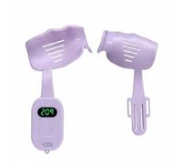 harayaa Allenatore Dita Bambini Accessorio per Guzheng Guida Mano Supporto Antiscivolo Cinghia Regolabile Plastica per Controllo Postura E Metodo Più Pulito, Viola Malva, Piccolo