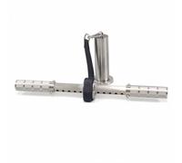harayaa Allenatore Polso Rullo Polso Allenatore Avambracci Rullo Allenamento Presa Zigrinata Acciaio Inossidabile 304 Regolabile con Fori di Regolazione E