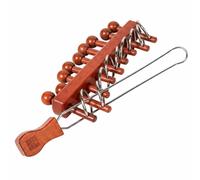 harayaa Anello Rompicapo Bambini Gioco Puzzle Logico Giocattolo Educativo Tradizionale Rompicapo Ad Anelli Intrecciati in Legno di Faggio E Metallo Adatto per