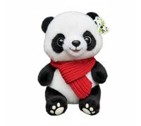 harayaa Bambola di Peluche Panda Imbottita con PP Morbido E Tessuto Soffice Ideale per Bambini Decorazione Casa Regali Giochi Adatta per Camera Bambini Cameretta Regalo, Sciarpa Casual