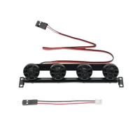 harayaa Barra Luminosa a LED RC con 4 LED, componenti e Accessori robusti e di Facile Installazione, Tetto di Ricambio per Veicolo RC MN300 C94 1/18, Girare