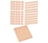 harayaa Base in Legno con Dieci Blocchi, Giochi di Matematica Manipolativi, Matematica Precoce dei Numeri per La Scuola, Pacchetto B