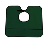 harayaa Bavaglino per adulti, bavaglino, regalo versatile, resistente alle macchie, comodo, impermeabile, aiuto per la protezione dei vestiti per, Verde Scuro