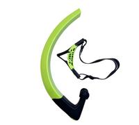 harayaa Boccaglio da Nuoto in Silicone | Boccaglio con Cinghia Regolabile, Idrodinamico, per Piscina, Verde Nero