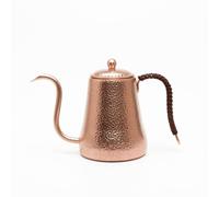 harayaa Bollitore da Cucina in Rame Bollitore Teiera Caraffa con Versatore Stretto per Estrazione Manuale Corpo Cilindrico Martellato Manico Confortevole
