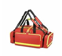 harayaa Borsa Medica Impermeabile Zaino Emergenza Borsa Soccorso Valigetta Sanitaria Compartimenti Ordinati con Divisori Spallacci Regolabili Materiale TPU E, Array, Rosso