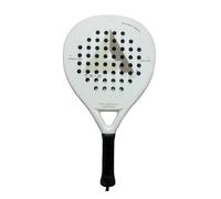 harayaa Borsa Padel Racchetta Borsa da Racchette Zaino Custodia Materiale Carbonio con Interno in Schiuma EVA per Protezione Ed Adatta a Principianti Allenamento Partite, Fibra Di Carbonio Bianca