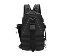 harayaa Borsa Porta Attrezzi Da Pesca Organizer Multifunzionale Impermeabile per Uomo E Donna per Campeggio Sport All'aria Aperta, Nero