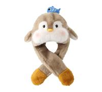 harayaa Cappello con Orecchie Mobili, Comodo Cappello con Paraorecchie per Feste di Carnevale, Cachi