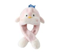 harayaa Cappello con Orecchie Mobili, Comodo Cappello con Paraorecchie per Feste di Carnevale, Rosa