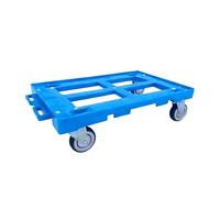 harayaa Carrello per mobili per un facile spostamento, ruote in gomma silenziose, compatte e robuste multiuso, traslocatore di mobili, Blue 3inch Wheels