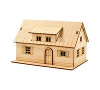 harayaa Casa in Miniatura in Legno in 1:64 1:60 Giocattolo Creativo per Hobby Scenario Fatto a Mano Scena di architettura Fai da Te per Regalo di, Style D