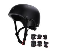 harayaa Casco con Set di Protezioni per Ginocchia Gomiti e Polsi Regolabile Kit Protezione con Casco e Protezioni Articolari per Snowboard