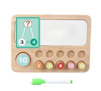 harayaa Children Arithmetic Board Lavagna per Bambini Tavola Educativa Pannello Aritmetico con Superficie Scrivibile Tipo Bianca, WWMW-Pannello Di Apprendimento Del Calcolo Numerico