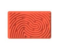 harayaa Children Sensory Board Gioco Sensoriale Tavola Attività Pannello Silicone Morbido Percorsi in Rilievo per Pressione Ripetuta Adatto per Studio Spostamenti Attese Bambini , Arancione