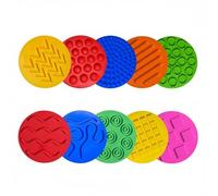 harayaa Children Training Pad Dischi Sensoriali Tattili Tappetini Pedane Cerchi per Esercizi in Silicone Morbido Stimola Percezione Tattile E Coordinazione Adatto per Bambini Casa Aula Percorsi Motori