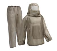 harayaa Completo da Apicoltore, Completo da Uomo e Donna, Traspirante, con Maglia a Rete e Pantaloni, Abbigliamento da Giardinaggio per Fattoria, Cortile, M L Coffee
