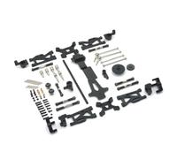 harayaa Componenti Industriali Kit RC di Controllo Assi CVD Ingranaggi Alberi Metallo Compatibile con Wltoys 1/14 144001 144010 144002 Adatto per Riparazione Messa a Punto Uso Quotidiano, Nero