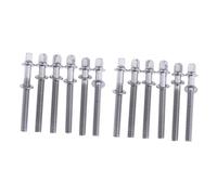 harayaa Confezione Da 12 Viti per Batteria con Rondelle, Tiranti in Metallo per Strumenti a Percussione, Xl