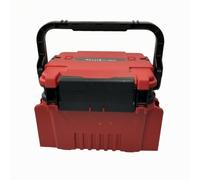 harayaa Contenitore per Attrezzatura da Pesca Scatola Tackle Organizer Portacanne Esche Affidabile con Coperchio a Cerniera Maniglia Curva Trasporto Comodo